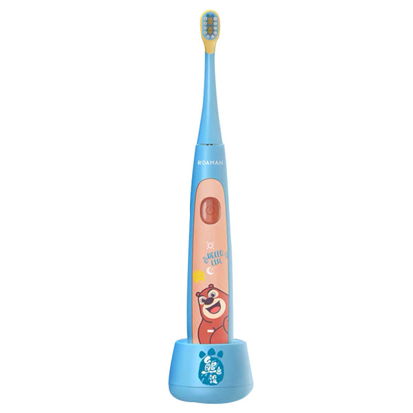 Children's Rechargeable Electric Automatic Toothbrush Sonic  Brush Silicone Head