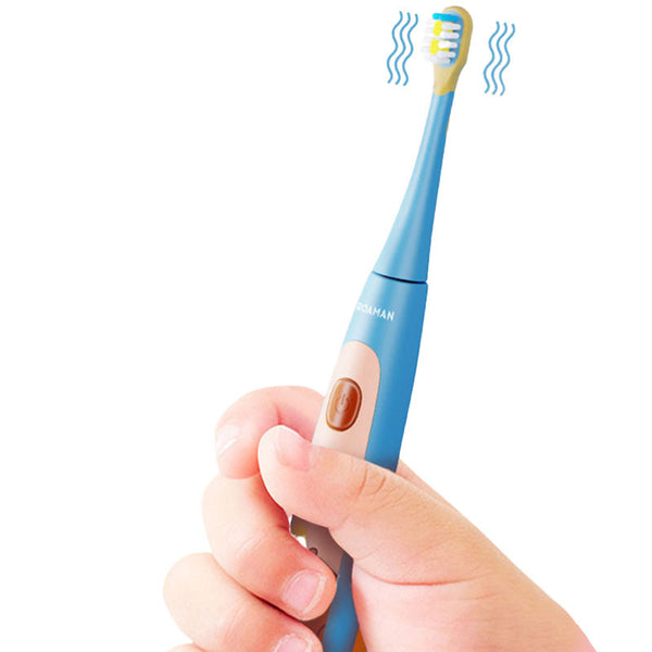 Children's Rechargeable Electric Automatic Toothbrush Sonic  Brush Silicone Head