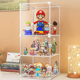 Lego Durable Sturdy Stackable Display Box Collection Transparent Storage