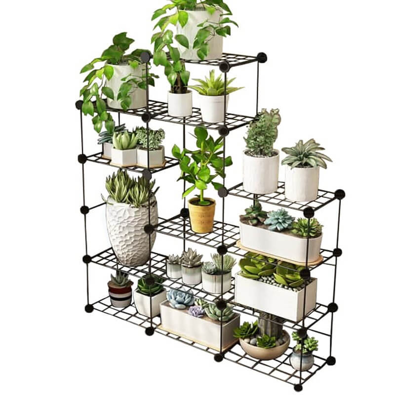 Balcony Indoor Outdoor Garden Living Room Flower Pot Rack Succulent Plant Stand
