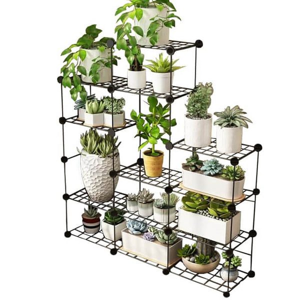 Balcony Indoor Outdoor Garden Living Room Flower Pot Rack Succulent Plant Stand