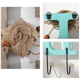 Creative Letter Hook Coat Porch Door Rack Wall Hanger Clothing Room Decoration