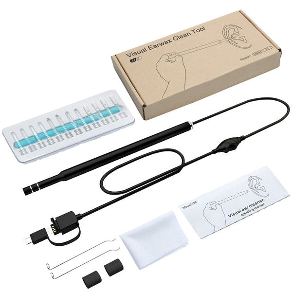 USB Ear Cleaning Endoscope Mini Camera Visual Earwax Clean Tool Ear-pick Cleaner