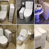 Kitchen Bathroom Wheeled Storage Box  Cabinet Drawer Type Ultra-narrow Slot Rack