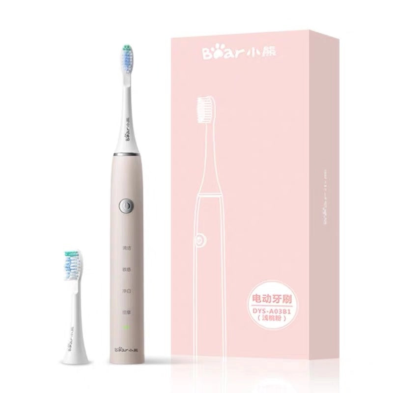 Portable Travel Electric Adult Toothbrush Rechargeable Sonic Vibration BEAR