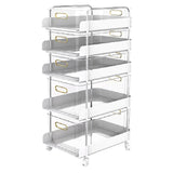 Multi-layer Storage Trolley Movable Home Multi-functional Trolley Storage Rack