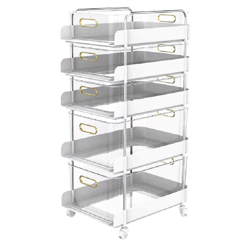 Multi-layer Storage Trolley Movable Home Multi-functional Trolley Storage Rack