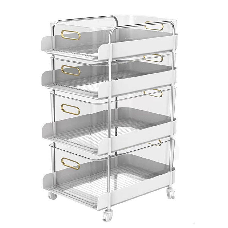 Multi-layer Storage Trolley Movable Home Multi-functional Trolley Storage Rack