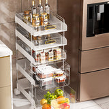 Multi-layer Storage Trolley Movable Home Multi-functional Trolley Storage Rack