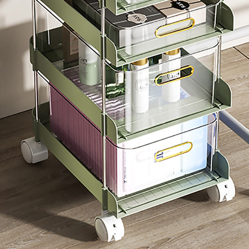 Multi-layer Storage Trolley Movable Home Multi-functional Trolley Storage Rack