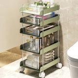 Multi-layer Storage Trolley Movable Home Multi-functional Trolley Storage Rack