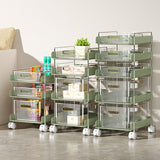 Multi-layer Storage Trolley Movable Home Multi-functional Trolley Storage Rack