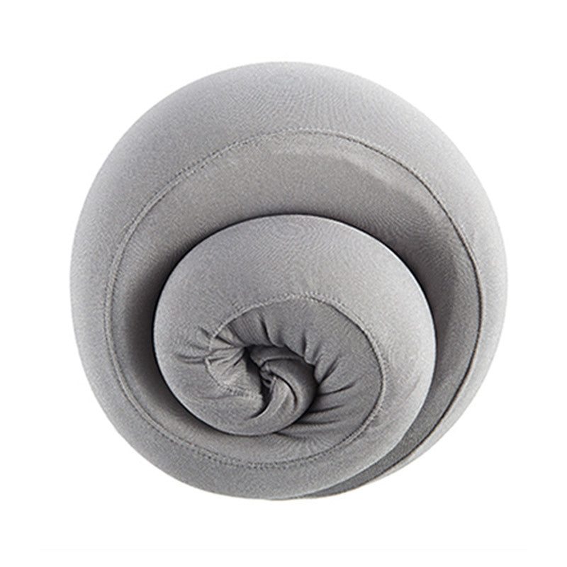 Travel Portable Sleep Cushion Neck Support Snail Pillow Washable Fabric