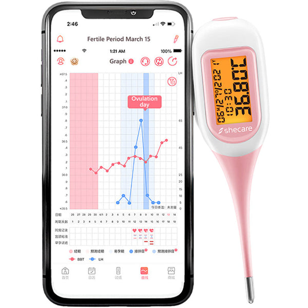 Smart Preparation Pregnancy Electronic Thermometer Ovulation Monitoring Shecare