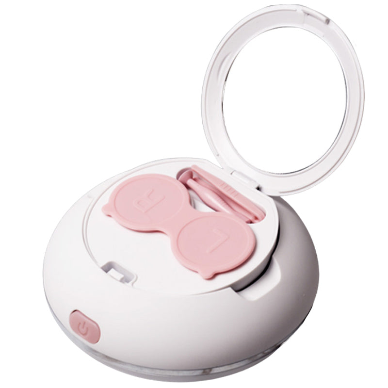 Electric Contact Lens Cleaner Automatic Washer Protein Removal Storage Box 3N