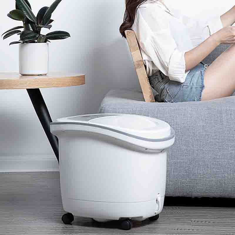 Electric Heated Thermostat Foot Tub Bath Automatic Home Massage Heated Barrel