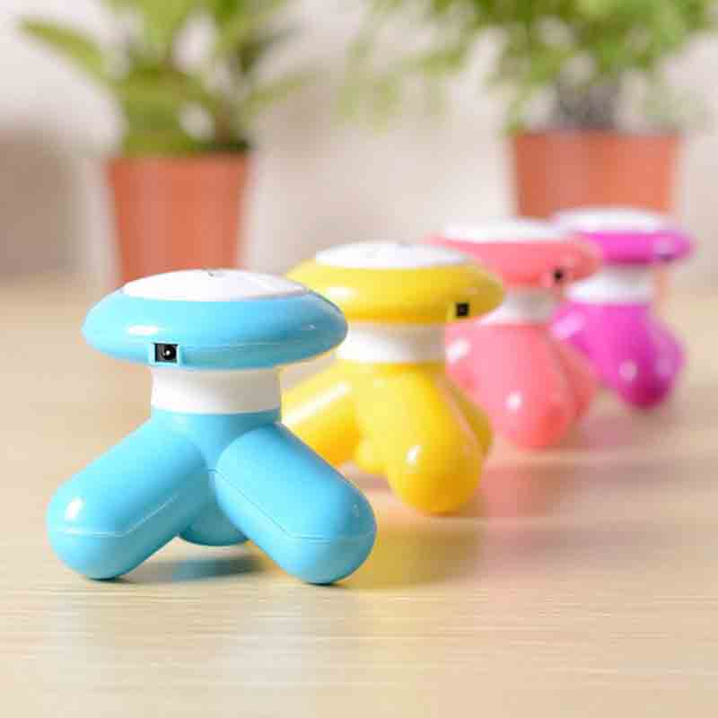 Electric Handheld Full Body Waist Neck Head Vibrating UFO Mini Mushroom Massager
