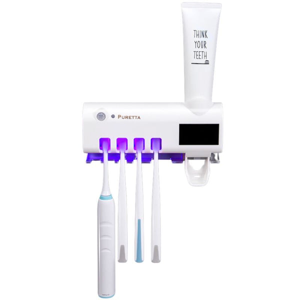 Smart Toothbrush Sterilizer UV Bathroom Toilet Electric Storage Box Dental Care