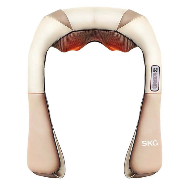 Electric Shoulder Neck Massager Heat Therapy Deep Tissue 3D Kneading Massage SKG