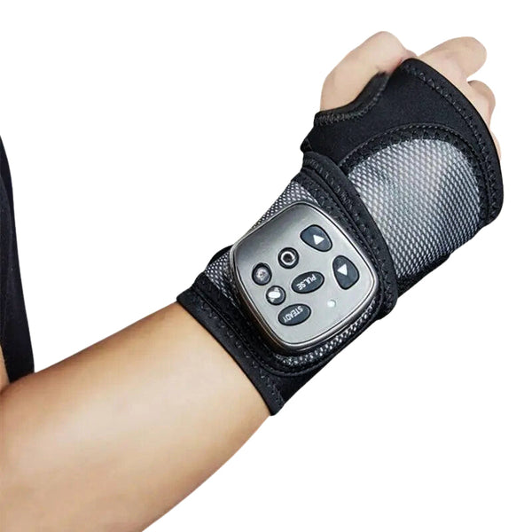 Electric Wrist Massager Adjustable Air Pressure Vibration Pain Relief Therapy
