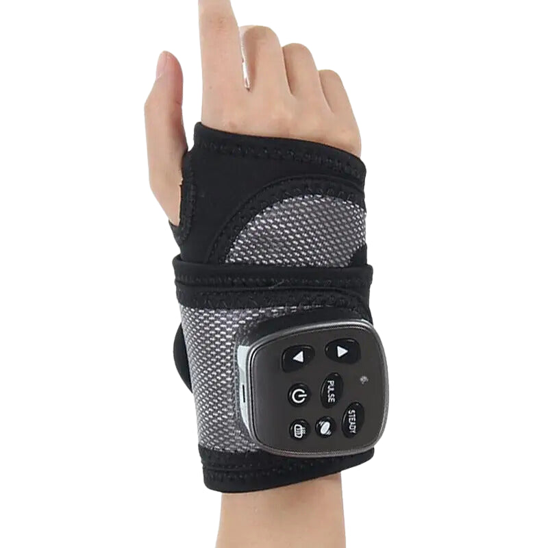 Electric Wrist Massager Adjustable Air Pressure Vibration Pain Relief Therapy