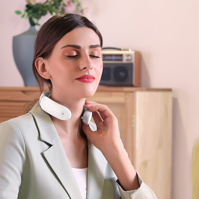 Neck Massager Smart Electric Neck Massager Heating Pain Relief Multi-function Tool