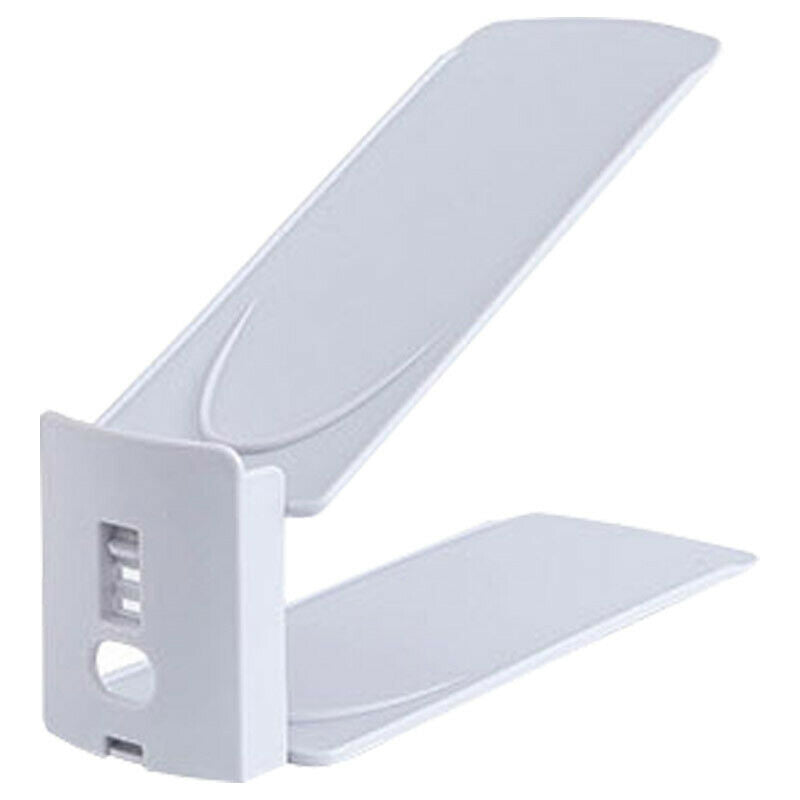 White Double Layer Shoe Anti Dust Storage Shoe Rack