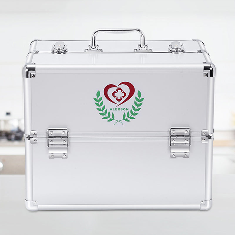 Multi-layer Aluminum Double-opening Medicine Box Medical Kit Emergency First Aid