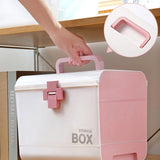 Medicine First Aid Kit Emergency Drug Home Medical Storage Plastic Dustproof Box
