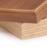 Single-layer Honeycomb Wooden Jewelry Box With Lid Multi-layer Earring Necklace
