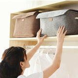 Oufina Cotton Storage Box Cloth Basket Underwear