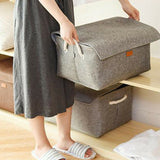 Oufina Cotton Storage Box Cloth Basket Underwear