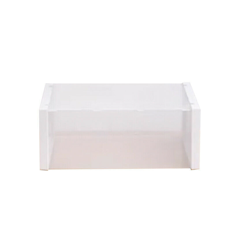6 Pcs All Transparent Plastic Shoe Storage Box