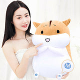 Youmeiqi cs002 Gift Electric Heated Back Seat Massager Cushion Chair Massage Cute Hamster Plush Toys