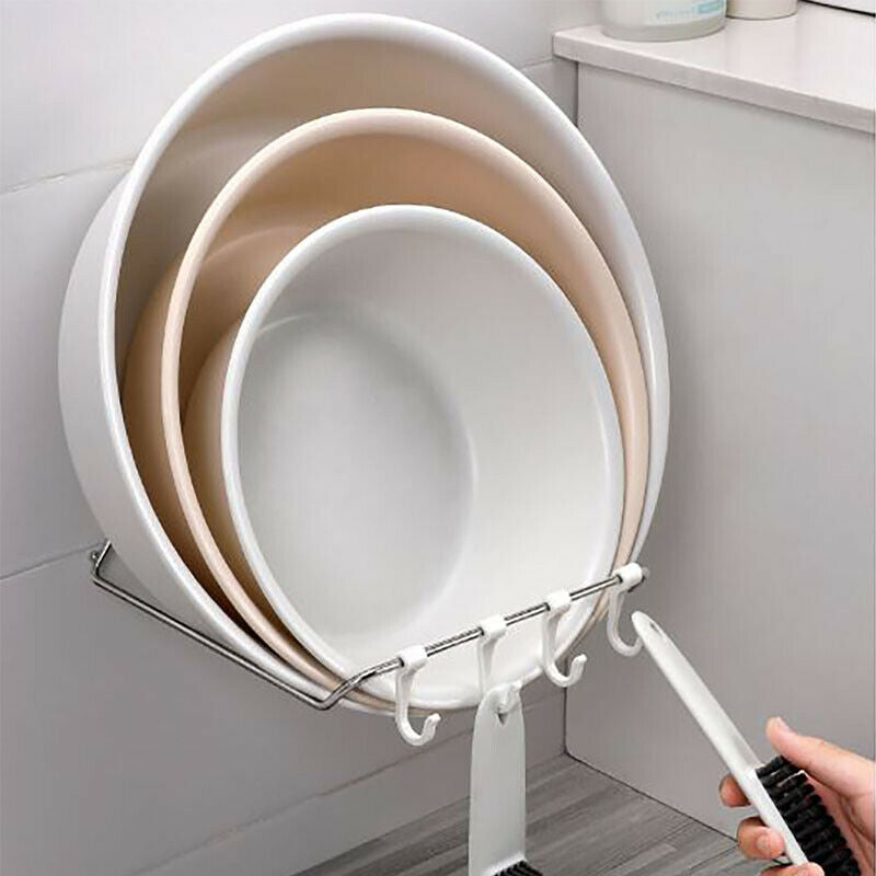 Punch-free Wall Hanging Bathroom Basin Storage Rack
