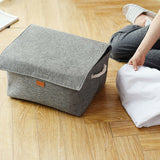 Oufina Cotton Storage Box Cloth Basket Underwear