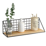 Wall Mounted Shelves Without Drilling Wood Hanging Shelf For Living Room Bedroom Storage Basket Wall Decoration Rack Organizers